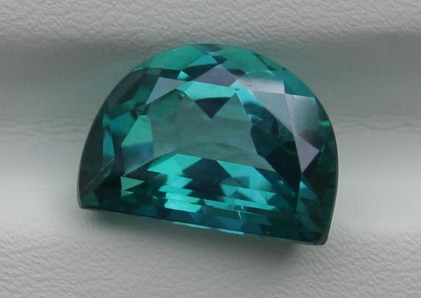 Large Half Moon Fancy Blue Paraiba Topaz 8.7 Cts